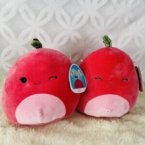 Squishmallow 8"‎ Pair CHERRY Cherries DUO Walgreens Exclusive